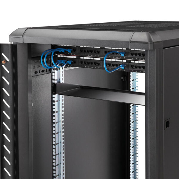 StarTech.com 1U Server Rack Schap - Universele Rack Mount Cantilever Shelf voor 19" Netwerk Kast & Apparatuur - Heavy Duty Staal - Afbeelding 3