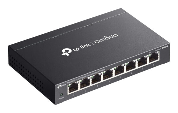 TP-Link Omada ES208G netwerk-switch Managed L2 Gigabit Ethernet (10/100/1000) Zwart - Afbeelding 4