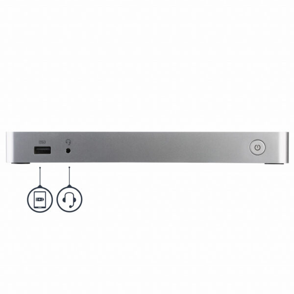 StarTech.com Dual-Monitor USB-C docking station, 60W Power Delivery voor Windows Laptops, USB Type-C naar HDMI / DVI Dock, USB - Afbeelding 4
