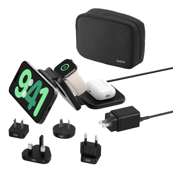 Belkin BoostCharge Pro Hoofdtelefoons, Smartphone, Smartwatch Zwart USB Draadloos opladen Snel opladen Binnen - Afbeelding 8