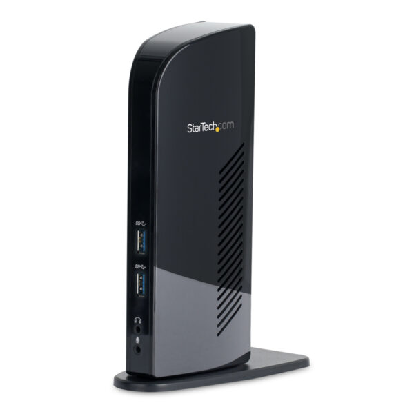 StarTech.com Dual Monitor USB 3.0 Laptop Docking Station met HDMI & DVI/VGA, 6x USB-A Hub, GbE, Audio, Universeel Type-A Dock, W
