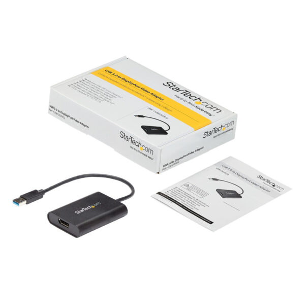 StarTech.com USB 3.0 naar DisplayPort Adapter, 4K 30Hz, USB-A naar Single DP Monitor, Externe Video & Graphische Kaart, USB Vid - Afbeelding 6