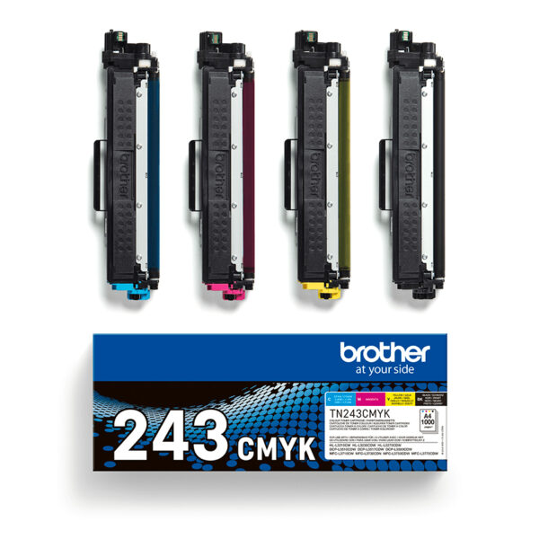 Brother TN-243CMYK tonercartridge 1 stuk(s) Origineel Zwart, Cyaan, Magenta, Geel - Afbeelding 4
