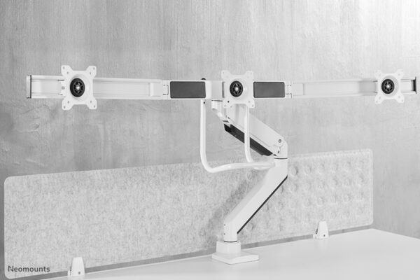 Neomounts NM-D775DX3WHITE Monitorarm 17-27" - gasveer - Topfix - 180°-stop - Afbeelding 10