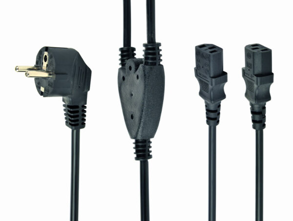 Gembird PC-186-ML6 electriciteitssnoer Zwart 2 m CEE7/4