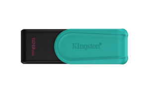 Kingston Technology DataTraveler 128GB Portable USB 3.2 Gen 1 Exodia S (Black/Turquoise)