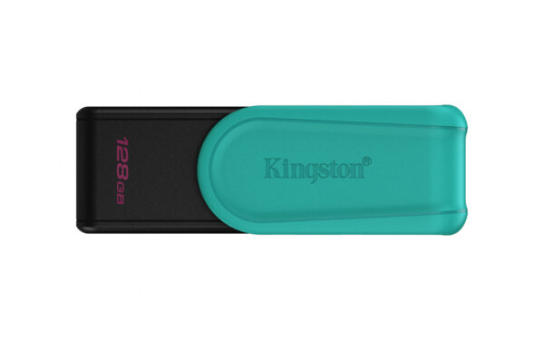Kingston Technology DataTraveler 128GB Portable USB 3.2 Gen 1 Exodia S (Black/Turquoise)