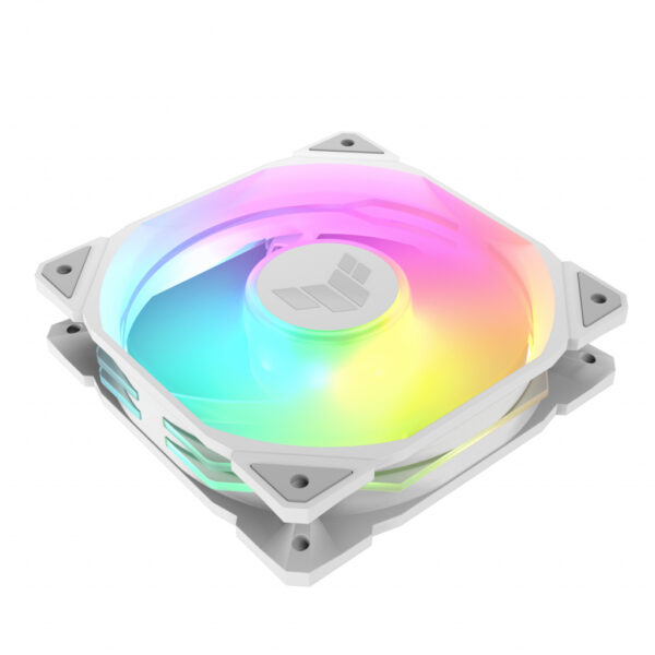 ASUS TUF GAMING TR120 ARGB REVERSE 3IN1 White Computer behuizing Luchtkoeler 12 cm Wit - Afbeelding 4