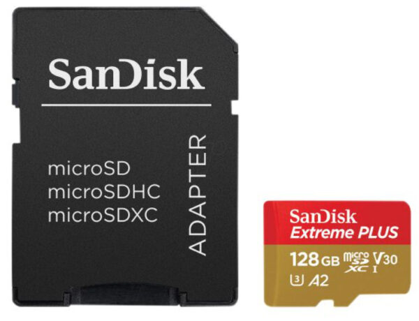 SanDisk Extreme PLUS 128 GB MicroSDXC Klasse 10