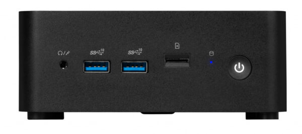 MSI Cubi NUC 1M-002EU Intel Core 5 120U 8 GB DDR5-SDRAM 512 GB SSD Windows 11 Pro Mini PC Zwart