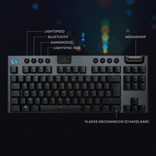 Logitech G 920-009503 toetsenbord Gamen USB QWERTY US International Koolstof - Afbeelding 7