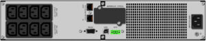 NEXT UPS Systems Mantis II 3000 RT2U NETPACK UPS Line-interactive 3 kVA 2700 W 9 AC-uitgang(en)