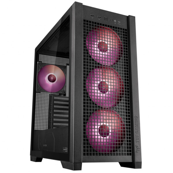 ASUS TUF Gaming GT302 ARGB Midi Tower Zwart - Afbeelding 9