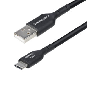StarTech.com 4m USB-A naar USB-C Laadkabel, USB-A naar USB Type-C Oplaadkabel, Opladen & Synchroniseren, Fast Charge 3A, USB 2.