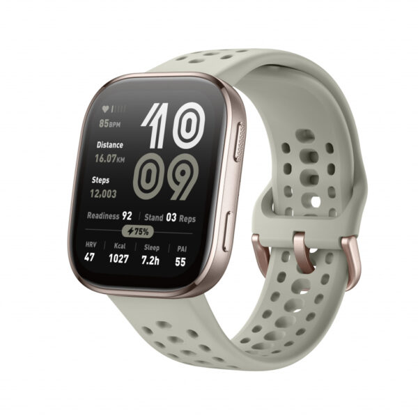 Amazfit Bip 6 Stone 5 cm (1.97") AMOLED Digitaal 390 x 450 Pixels Touchscreen Goud GPS - Afbeelding 3