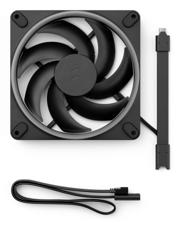 Fractal Design Momentum 14 RGB Computer behuizing Ventilator 14 cm Zwart 1 stuk(s) - Afbeelding 4