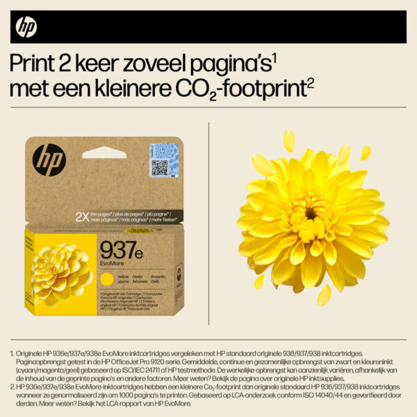 HP 937e EvoMore originele gele inktcartridge - Afbeelding 6