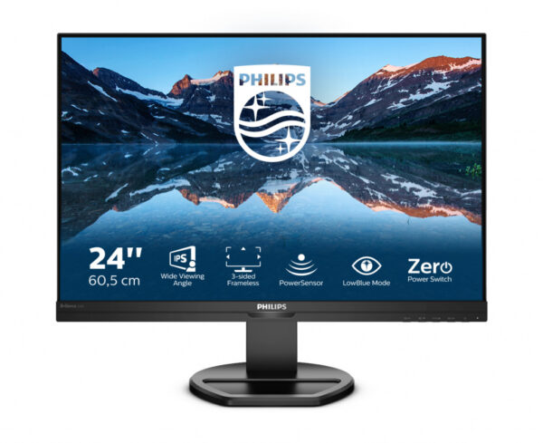 Philips B Line 240B9/00 computer monitor 61,2 cm (24.1") 1920 x 1200 Pixels WUXGA LED Zwart - Afbeelding 2