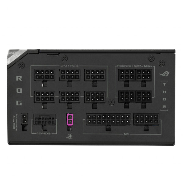 ASUS ROG -THOR-1200P3-GAMING power supply unit 1200 W 20+4 pin ATX ATX Zwart - Afbeelding 7