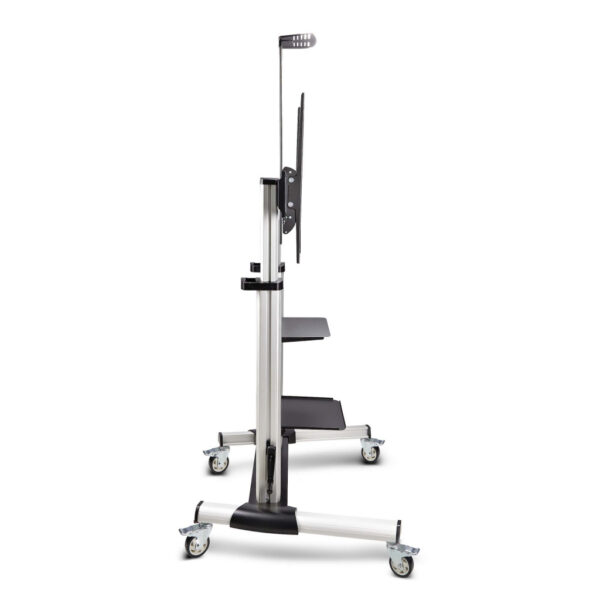 StarTech.com Verrijdbare TV Standaard op Wielen voor 60-100inch Flat Screens tot 100kg, In Hoogte Verstelbaar via Krukas, Mobiel - Afbeelding 5