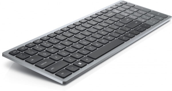 DELL KB740 toetsenbord Kantoor RF-draadloos + Bluetooth AZERTY Belgisch Grijs, Zwart - Afbeelding 2