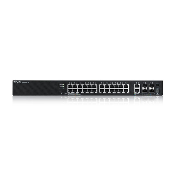 Zyxel XGS2220-30 Managed L3 Gigabit Ethernet (10/100/1000) Zwart - Afbeelding 2