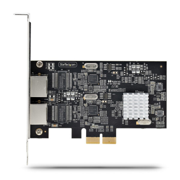 StarTech.com 2-Port 2.5Gbps NBASE-T PCIe Netwerkkaart, Intel I225-V, Dual-Port Computer Ethernet Adapter, Multi-Gigabit NIC, PC - Afbeelding 3