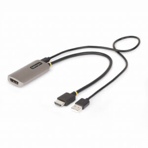 StarTech.com 30cm HDMI naar DisplayPort Adapter Kabel, 8K 60Hz, Actieve HDMI 2.1 naar DP 1.4 Video Converter, HDCP 1.4/2.1/2.2/
