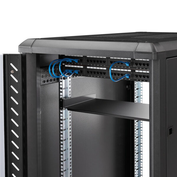 StarTech.com 1U Server Rack Schap - Universele Rack Mount Cantilever Shelf voor 19" Netwerk Kast & Apparatuur - Heavy Duty Staal - Afbeelding 5