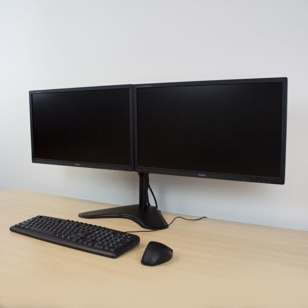 ACT Monitorarm 32" op voet, 2 schermen - Afbeelding 3