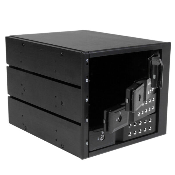 StarTech.com 4-bay Aluminium Trayless Hot Swap Mobile Rack Backplane voor 3,5 inch SAS II/SATA III - 6 Gbps HDD - Afbeelding 3