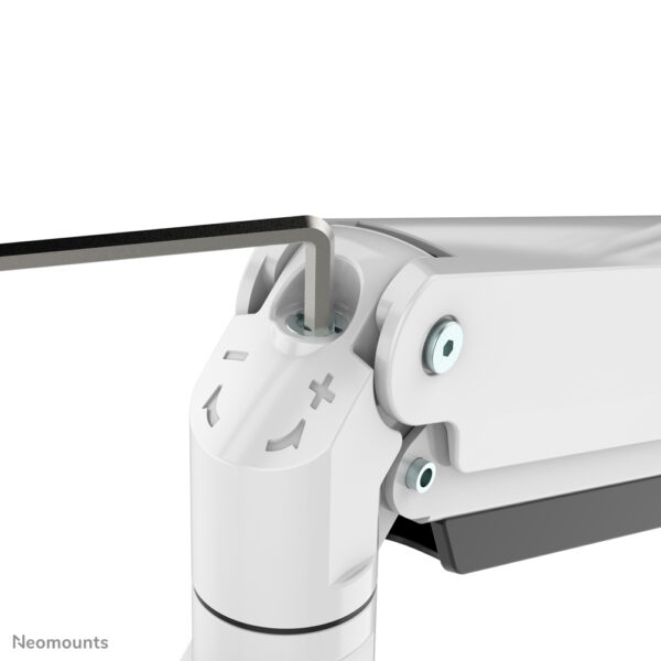 Neomounts NM-D775DX3WHITE Monitorarm 17-27" - gasveer - Topfix - 180°-stop - Afbeelding 9