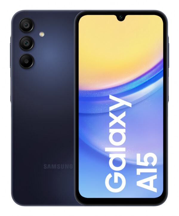 Samsung Galaxy SM-A155F 16,5 cm (6.5") Hybride Dual SIM Android 14 4G USB Type-C 8 GB 256 GB 5000 mAh Zwart, Blauw
