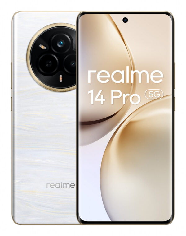 realme 14 Pro 5G 17,2 cm (6.77") Dual SIM Android 15 USB Type-C 8 GB 256 GB 6000 mAh Wit - Afbeelding 3