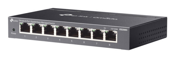 TP-Link Omada ES208G netwerk-switch Managed L2 Gigabit Ethernet (10/100/1000) Zwart - Afbeelding 3