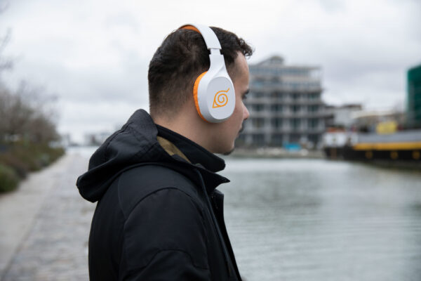 Konix Naruto KX BT HEADPHONES Headset Bedraad en draadloos Hoofdband Gamen Bluetooth Oranje, Wit - Afbeelding 8