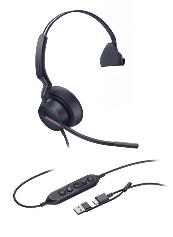 Yealink UH46 Mono Teams USB-C/A Headset - Afbeelding 2