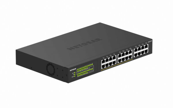 NETGEAR GS324P Unmanaged Gigabit Ethernet (10/100/1000) Power over Ethernet (PoE) 1U Zwart - Afbeelding 7