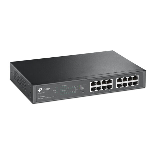 TP-Link TL-SG1016PE netwerk-switch Managed L2 Gigabit Ethernet (10/100/1000) Power over Ethernet (PoE) Zwart - Afbeelding 2