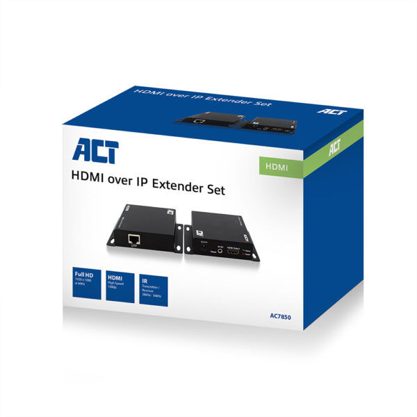 ACT HDMI over IP extender set CATx tot 100 meter - Afbeelding 5