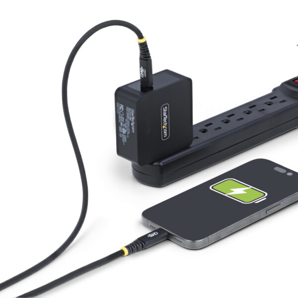 StarTech.com S2CEPR1M-USB-CABLE USB-kabel USB 2.0 1 m USB C Zwart - Afbeelding 7
