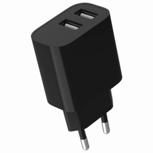 Gembird TA-UC-2A12-01-BK oplader voor mobiele apparatuur Universeel Wit AC Binnen