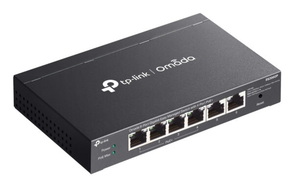 TP-Link Omada ES206GP netwerk-switch Managed Gigabit Ethernet (10/100/1000) Power over Ethernet (PoE) Zwart - Afbeelding 4