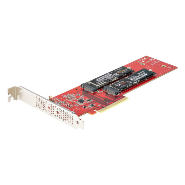 StarTech.com Dual M.2 PCI Express SSD Adapter Kaart, PCIe x8 / x16 naar Dual NVMe of AHCI M.2 SSDs, M2 PCIe Adapter, PCI Expres - Afbeelding 8