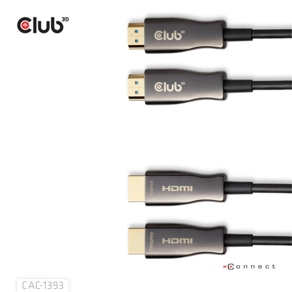 CLUB3D HDMI™ Hybrid AOC Cable 8K60Hz/4K120Hz 50m / 164.04ft - Afbeelding 9