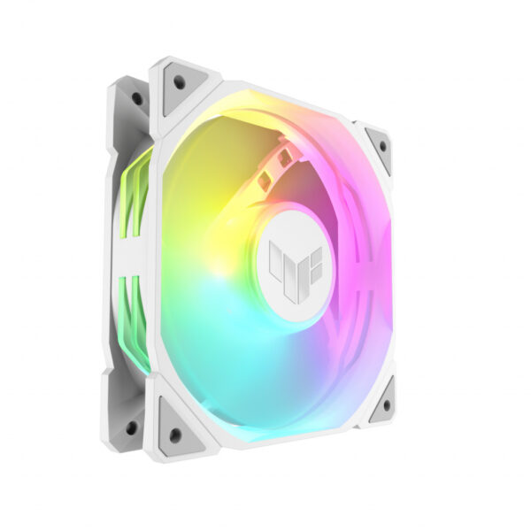 ASUS TUF GAMING TR120 ARGB REVERSE 3IN1 White Computer behuizing Luchtkoeler 12 cm Wit - Afbeelding 2