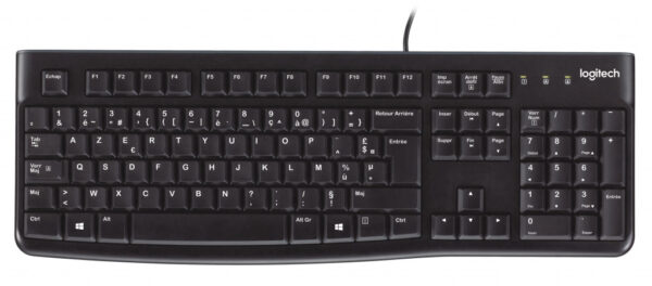 Logitech Keyboard K120 for Business toetsenbord Universeel USB AZERTY Frans Zwart