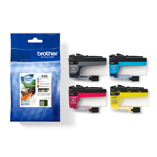 Brother LC426VAL inktcartridge 4 stuk(s) Origineel Zwart, Cyaan, Magenta, Geel - Afbeelding 4