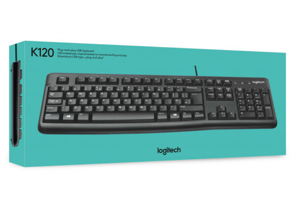 Logitech Keyboard K120 for Business toetsenbord Universeel USB AZERTY Frans Zwart - Afbeelding 11