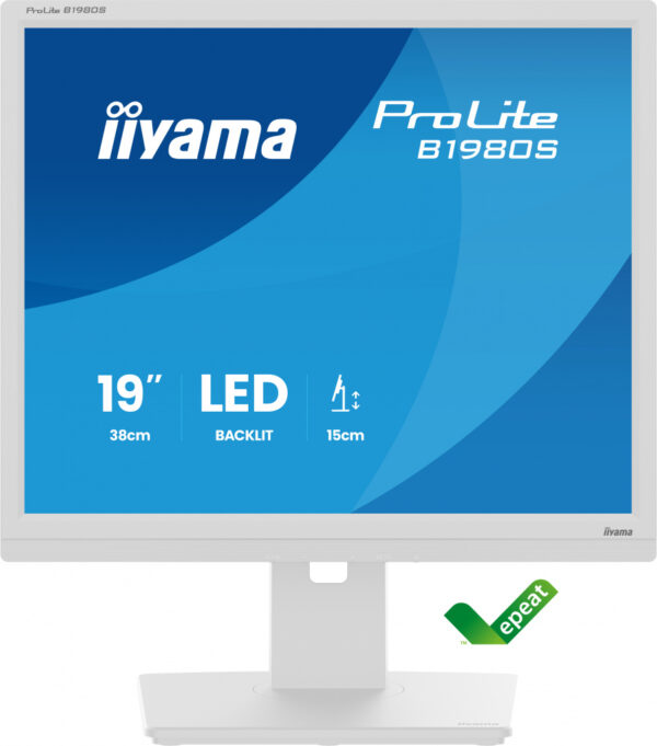 iiyama ProLite B1980S-W1 computer monitor 48,3 cm (19") 1280 x 1024 Pixels SVGA LED Wit - Afbeelding 9